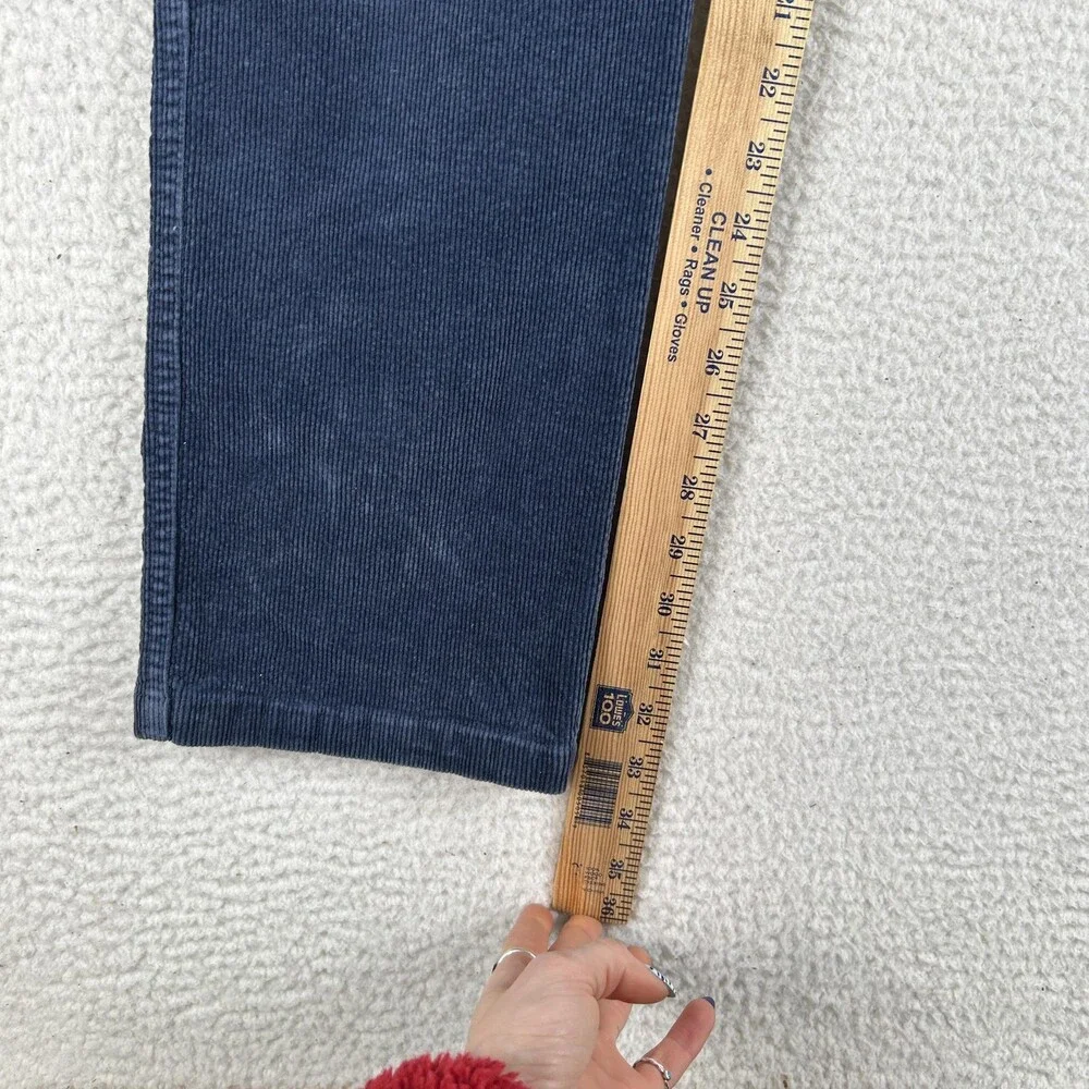 The Territory Ahead Pants Mens 33x31 Blue Corduroy Stretch Chino 5-Pocket Casual